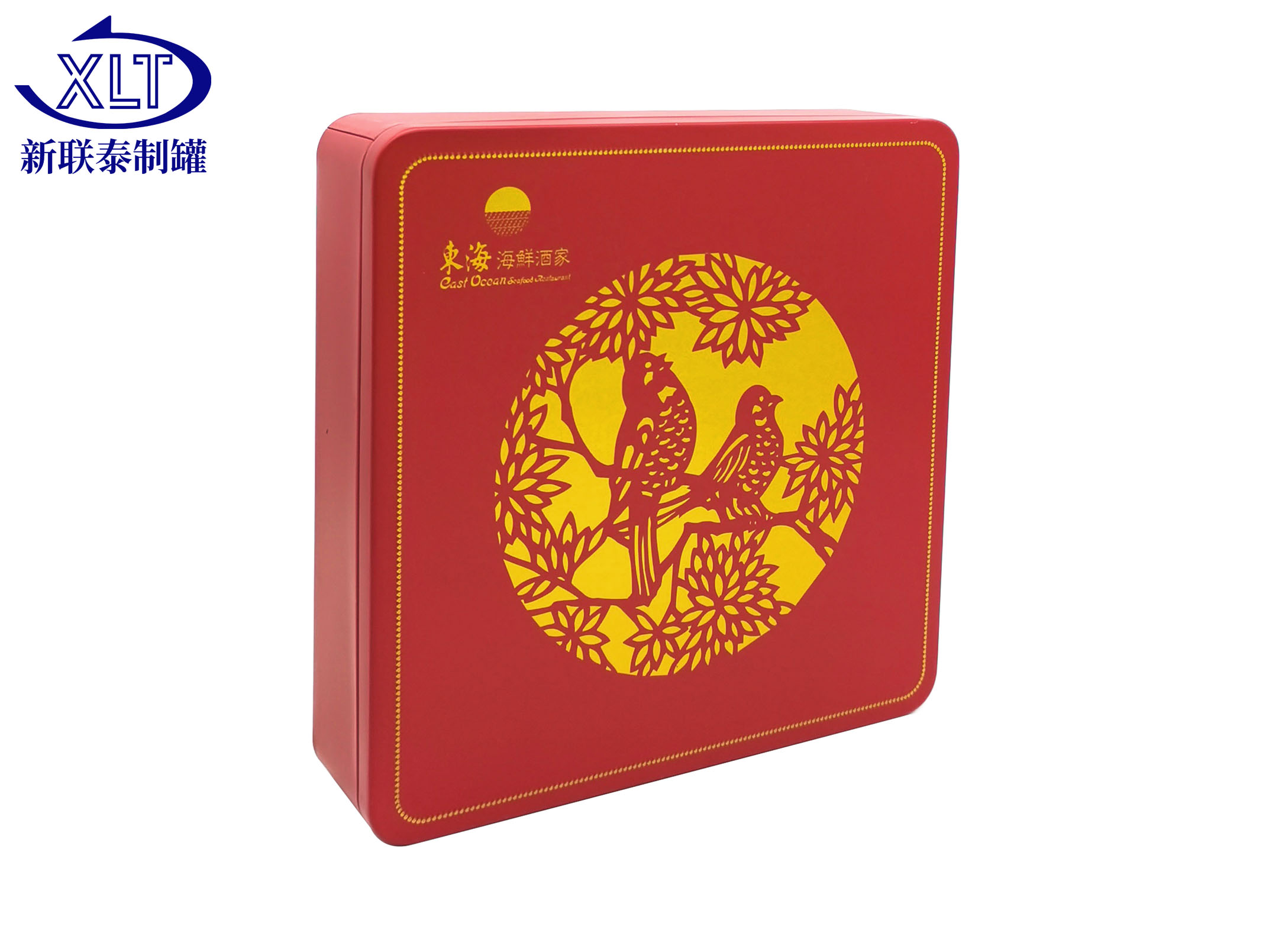 中秋月饼盒-正方形铁盒定制